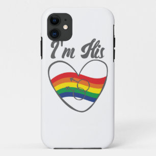 Funda Para iPhone 11 Parejas gay coincidiendo con LGBT Yo soy su orgull
