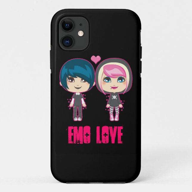 Funda De Case-Mate Para iPhone Pares de Emo (Reverso)