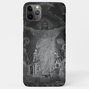 Funda Para iPhone 11 Pro Max París Antiguo mosaico del Sagrado Corazón de Jesús