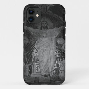 Funda Para iPhone 11 París Antiguo mosaico principal Corazón Sagrado de