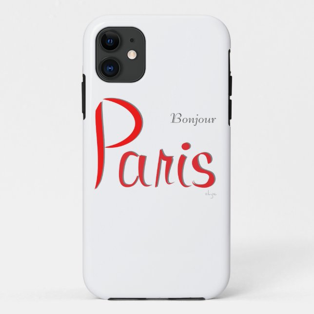 Funda De Case-Mate Para iPhone PARIS Bonjour (Hola) (Reverso)