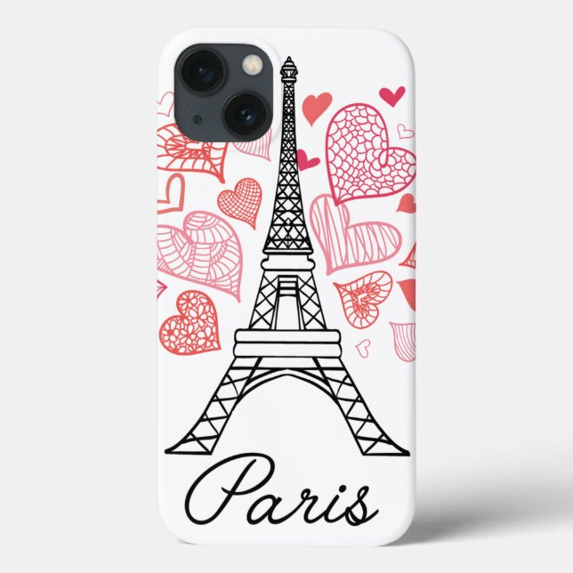 Funda De Case-Mate Para iPhone Paris, France Love (Reverso)