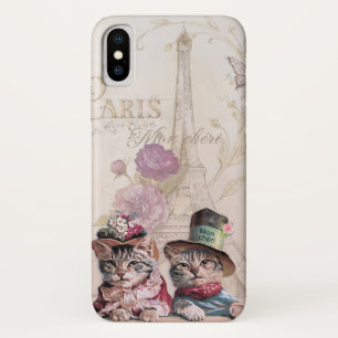 Funda Para iPhone X París Francia gatos