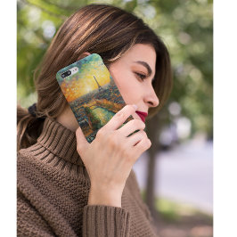 Funda Para iPhone 13 París por la noche estilo van Gogh