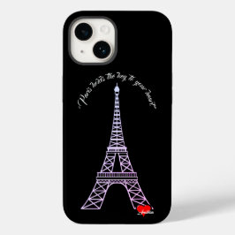 Funda Para iPhone 14 De Case-Mate "París tiene la llave de tu corazón", estuche para