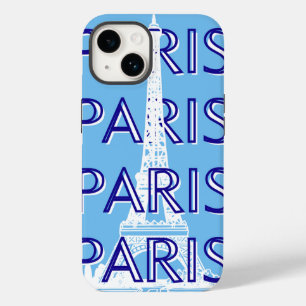 Funda Para iPhone 14 De Case-Mate París Viajes Arte, Viajes, Arte Preppy, Azul