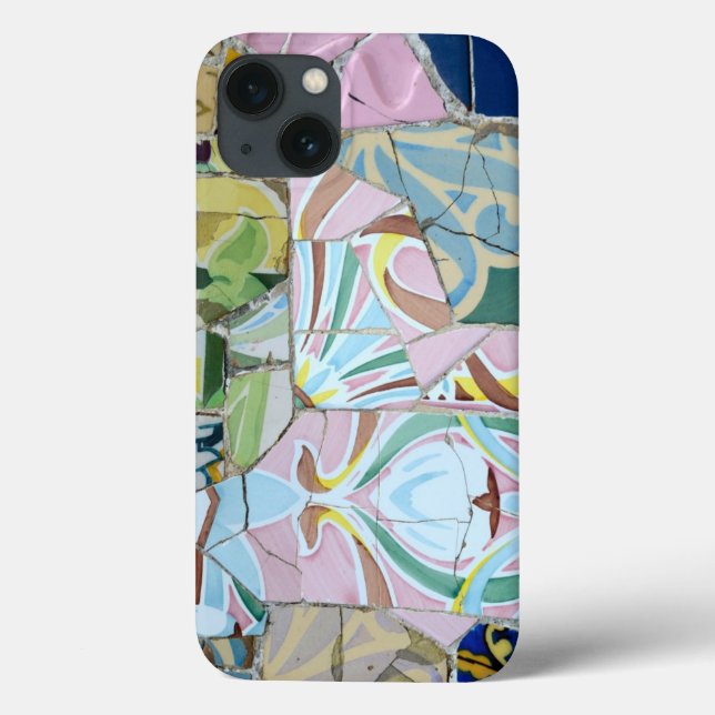 Funda De Case-Mate Para iPhone Park Guell mosaics (Reverso)