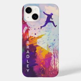 Funda Para iPhone 14 De Case-Mate Parkour Carrera Libre Urbana Estilo Libre Arte Mod