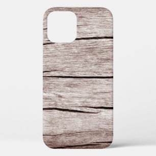 Funda Para iPhone 12 Parqué antiguo con grietas, textura de madera anti
