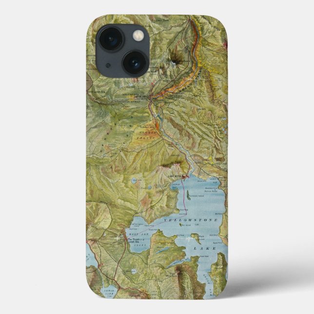 Funda De Case-Mate Para iPhone Parque nacional 2 de Yellowstone (Reverso)