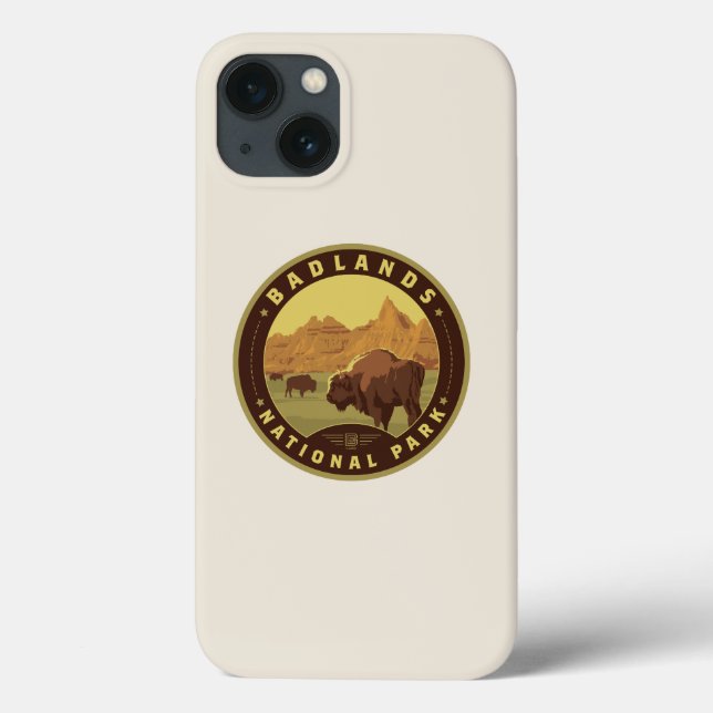 Funda De Case-Mate Para iPhone Parque nacional Badlands (Reverso)