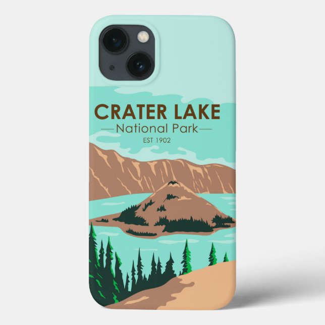 Funda De Case-Mate Para iPhone Parque nacional Crater Lake (Reverso)
