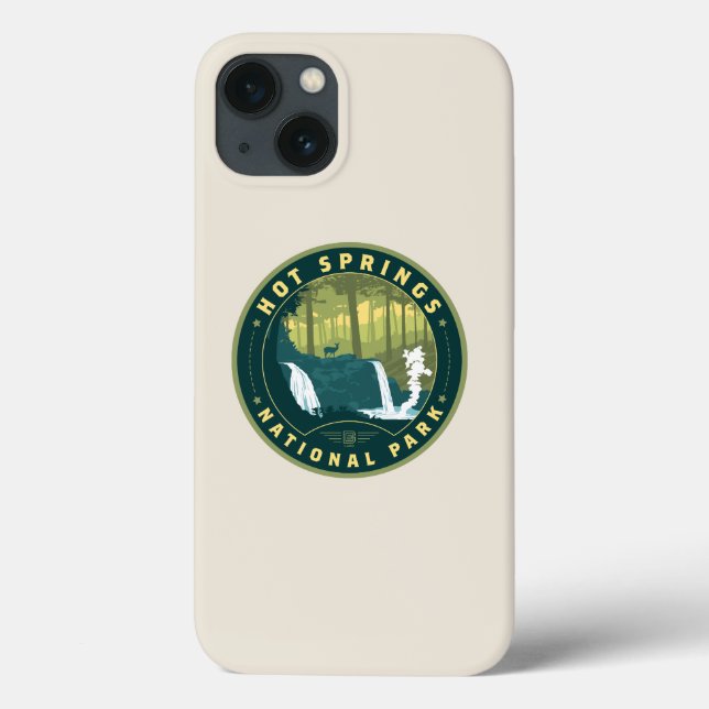 Funda De Case-Mate Para iPhone Parque nacional de Hot Springs (Reverso)