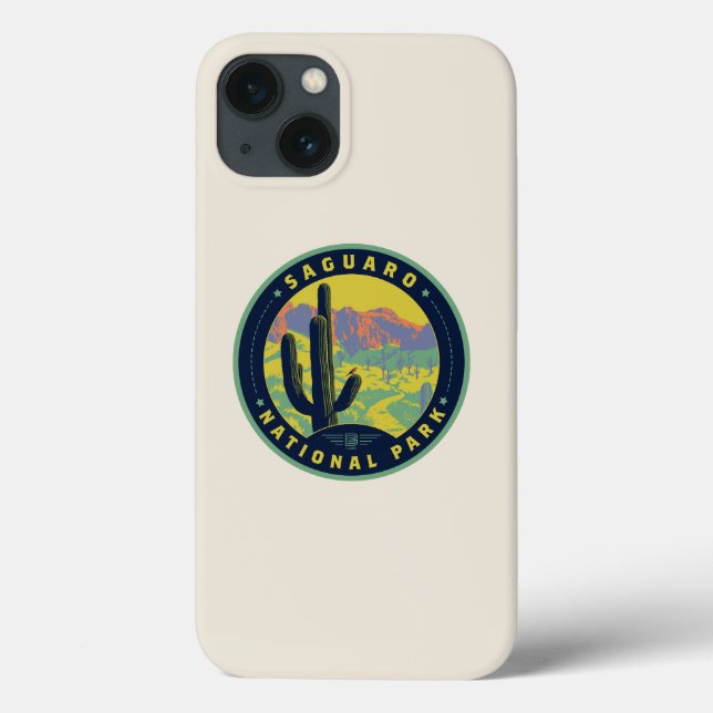 Funda De Case-Mate Para iPhone Parque nacional de Saguaro (Reverso)