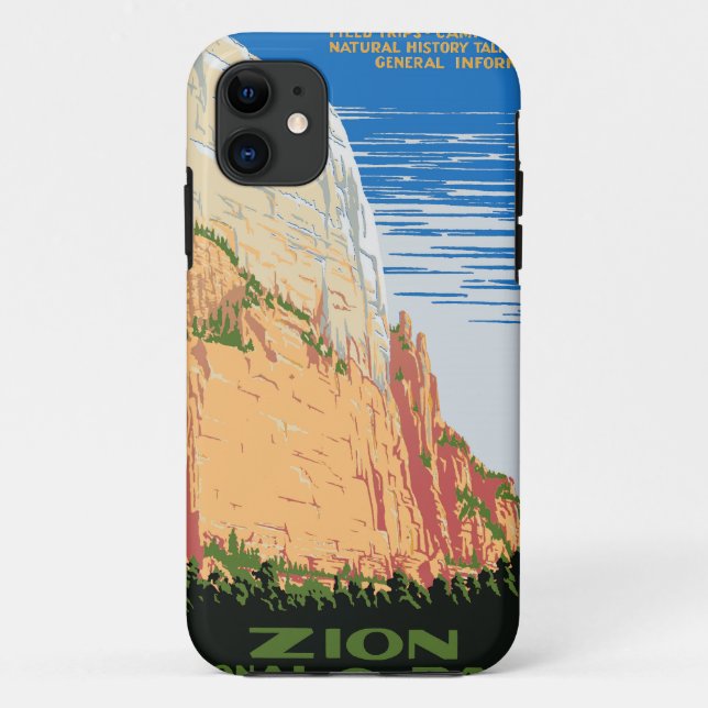Funda De Case-Mate Para iPhone Parque Nacional de Zion (Reverso)