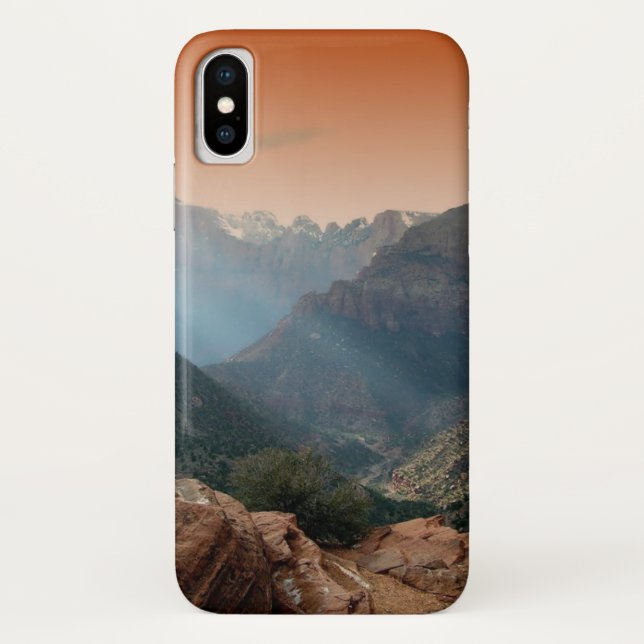 Funda De Case-Mate Para iPhone Parque nacional de Zion (Reverso)