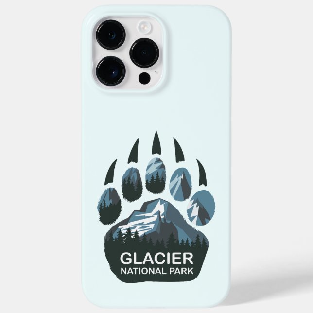 Funda De Case-Mate Para iPhone Parque nacional Glaciar (Reverso)