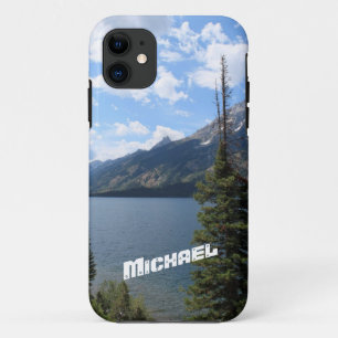 Funda Para iPhone 11 Parque Nacional Grand Teton, montaña, lago y árbol