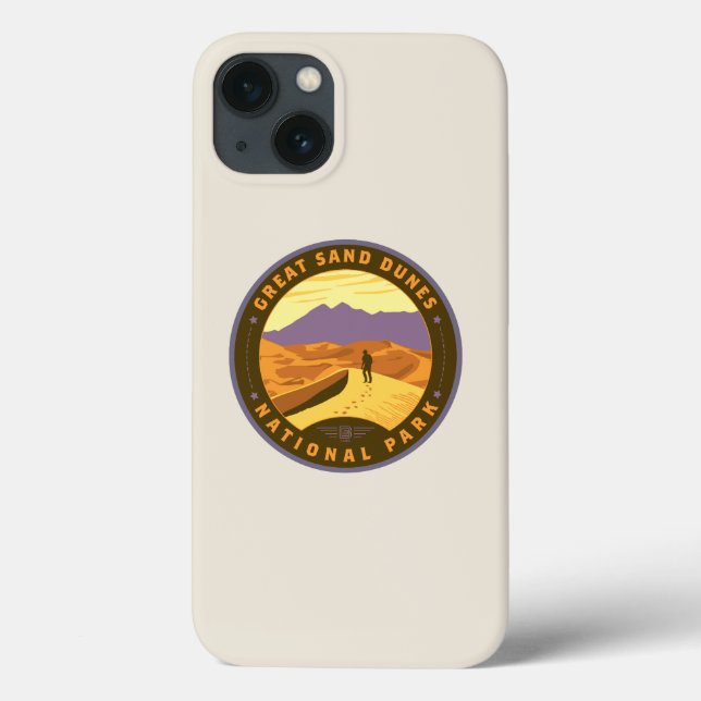 Funda De Case-Mate Para iPhone Parque nacional Grandes Dunas de Arena (Reverso)