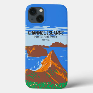 Funda Para iPhone 13 Parque nacional Islas del Canal California Vintage