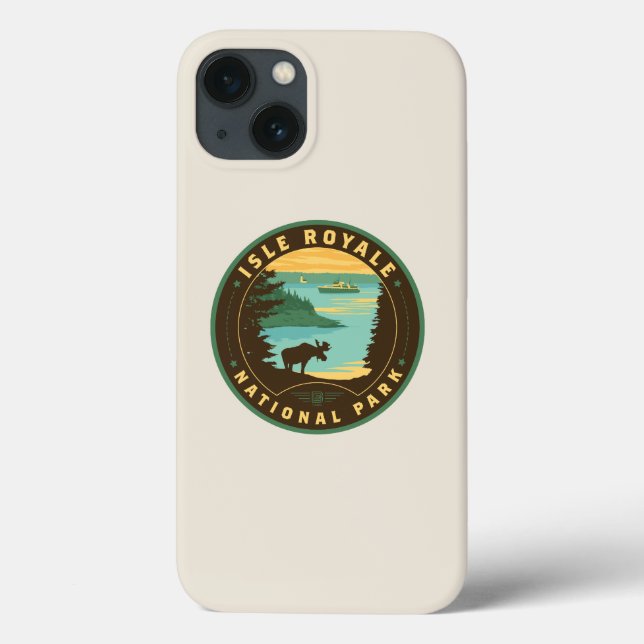 Funda De Case-Mate Para iPhone Parque nacional Isle Royale (Reverso)