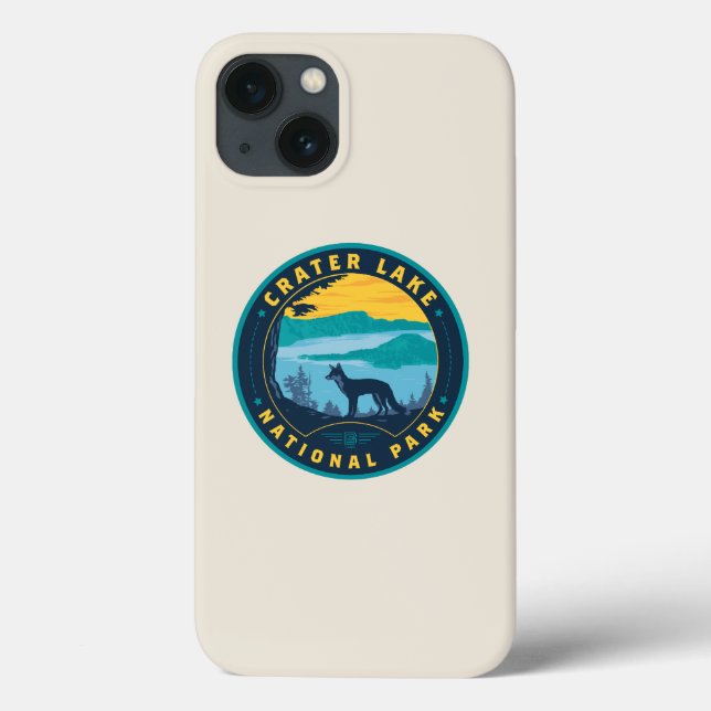 Funda De Case-Mate Para iPhone Parque nacional Lago Crater (Reverso)