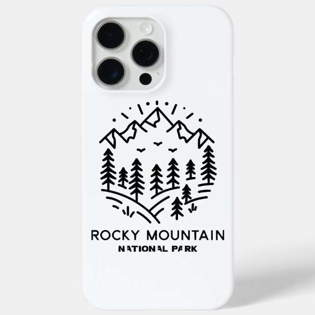 Funda De Case-Mate Para iPhone Parque Nacional Montañas Rocosas (Reverso )