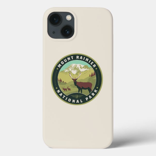 Funda De Case-Mate Para iPhone Parque nacional Monte Rainier (Reverso)