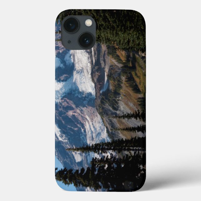 Funda De Case-Mate Para iPhone Parque Nacional Mount Rainier, Monte Rainier 2 (Reverso)