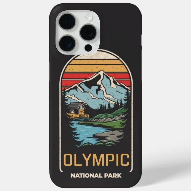Funda De Case-Mate Para iPhone Parque nacional Olímpico (Reverso )