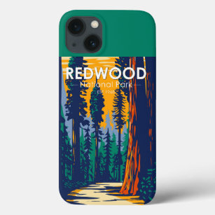 Funda Para iPhone 13 Parque nacional Redwood Vintage