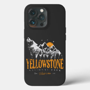 Funda Para iPhone 13 Pro Parque nacional Yellowstone Montañas Wolf