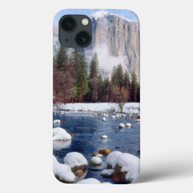 Funda De Case-Mate Para iPhone Parque Nacional Yosemite en invierno (Reverso)