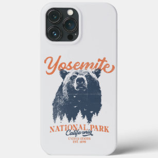 Funda Para iPhone 13 Pro Max Parque nacional Yosemite Grizzly Bear California