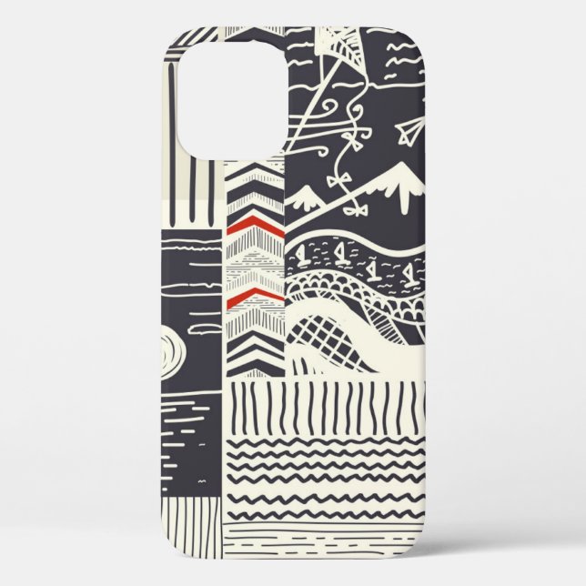 Funda De Case-Mate Para iPhone Parte de madera con pintura verde pelada, abstract (Reverso )