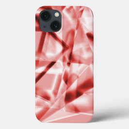 Funda Para iPhone 13 Parte de piezas cuadradas de acrílico, salmón a ro