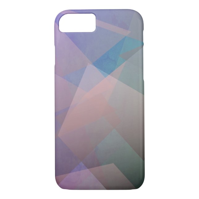 Funda De Case-Mate Para iPhone Partículas voladoras abstractas | Formas geométric (Reverso)