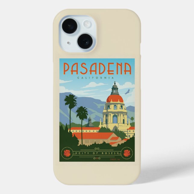 Funda De Case-Mate Para iPhone Pasadena, CA (Reverso )