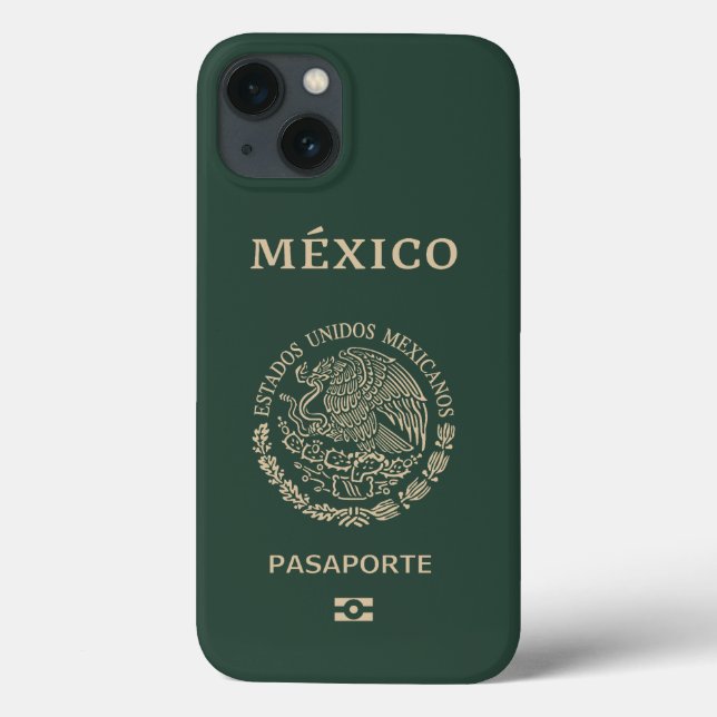 Funda De Case-Mate Para iPhone pasaporte mexicano (Reverso)