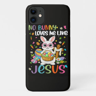 Funda Para iPhone 11 Pascua Ningún Conejo Me Ama Como Jesús Cristiano