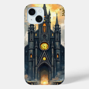 Funda Para iPhone 15 Pasillo iluminado por la luna de votos eternos –Pu