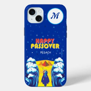 Funda Para iPhone 15 Mini Passover Exodo MONOGRAM Mar Rojo Pop Art Pesach