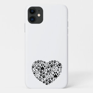 Funda Para iPhone 11 Pasta de perro, garras de cachorro, garras de anim