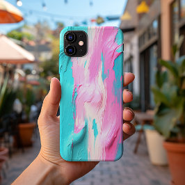 Funda Para iPhone 13 Pro Max Pastel de pintura al óleo 3D moderno de moda No. 1