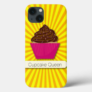 Funda Para iPhone 13 Pastel de torta y sol Personalización y Personaliz