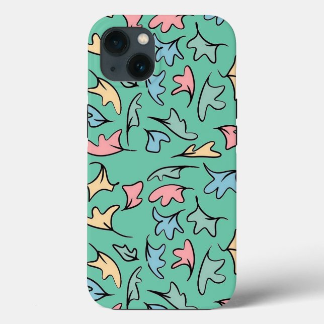 Funda De Case-Mate Para iPhone Pastel deja verde (Reverso )