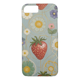 Funda Para iPhone 8/7 Pastel Floral y Berry Delight