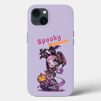 Funda Para iPhone 13 Pastel Goth Kawaii Spooky Anime Girl Halloween