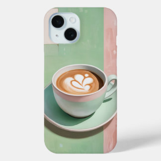 Funda Para iPhone 15 Pastel Latte