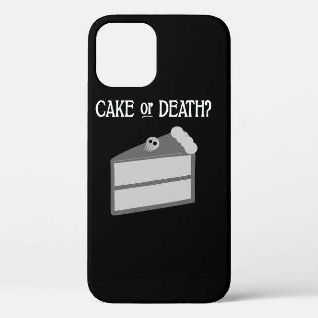Funda De Case-Mate Para iPhone ¿Pastel o Muerte? (Reverso )